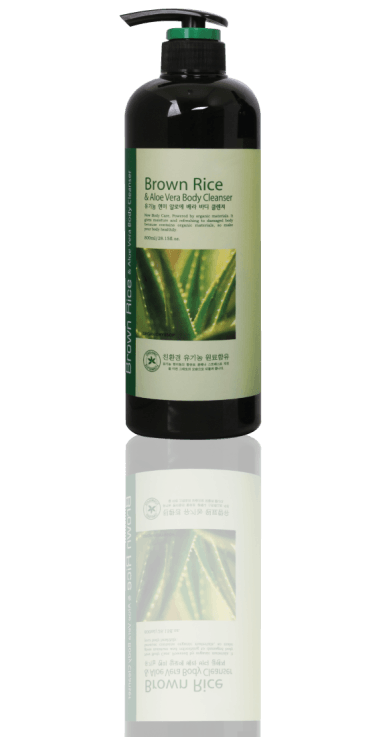 Очищувальний засіб для тіла Hyssop Organic Brown Rice Aloe Vera