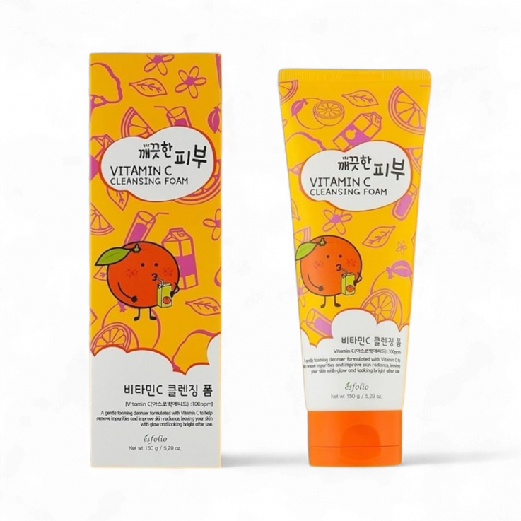 Пена для умывания лица Esfolio Pure Skin с витамином С