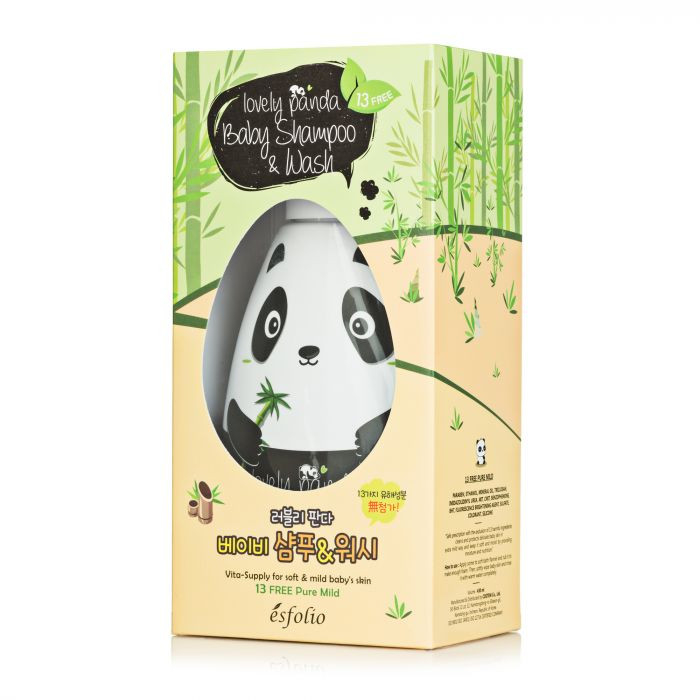 Детский шампунь-гель для душа Esfolio милая панда