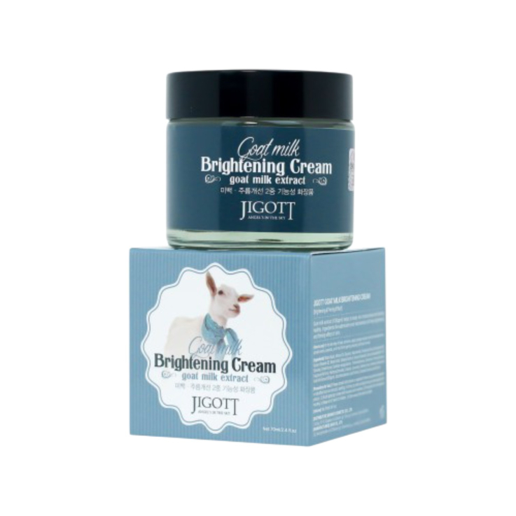 Крем для лица JIGOTT Goat Milk Brightening с экстрактом молока козы