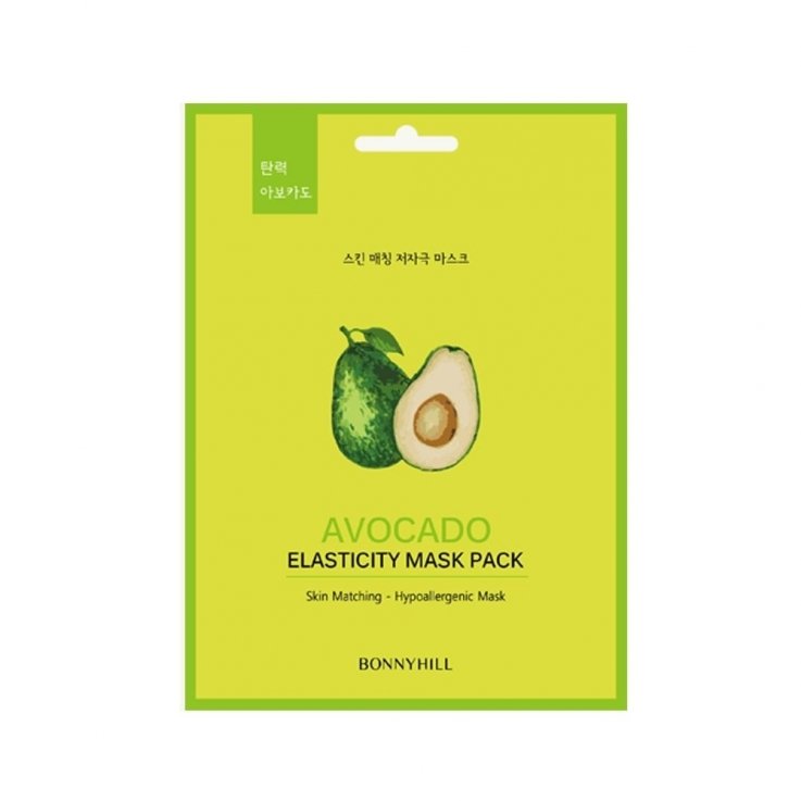 Тканевая маска с экстрактом авокадо Bonnyhill Avocado Mask Pack