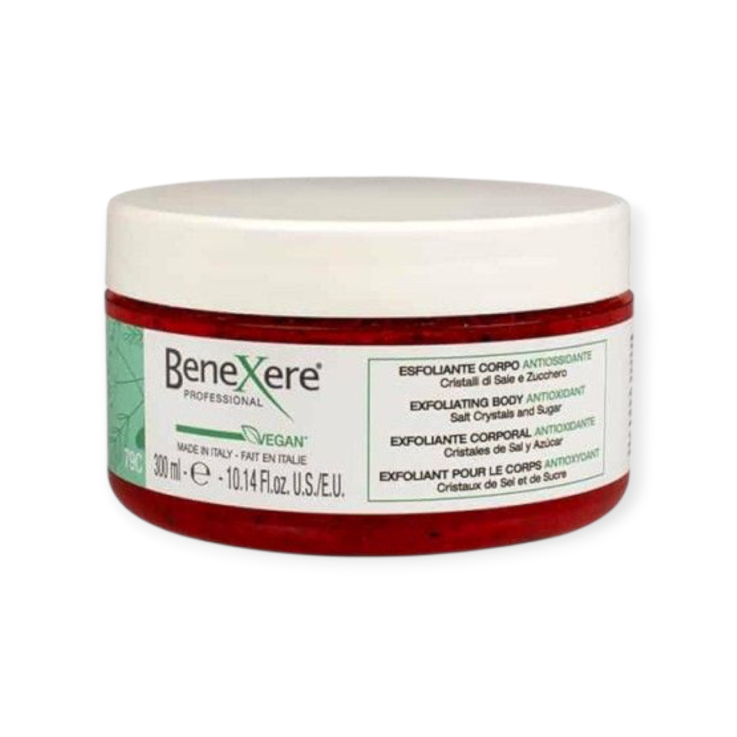 Скраб для тела Muster Benexere 79C антиоксидантный с семенами клубники 300мл