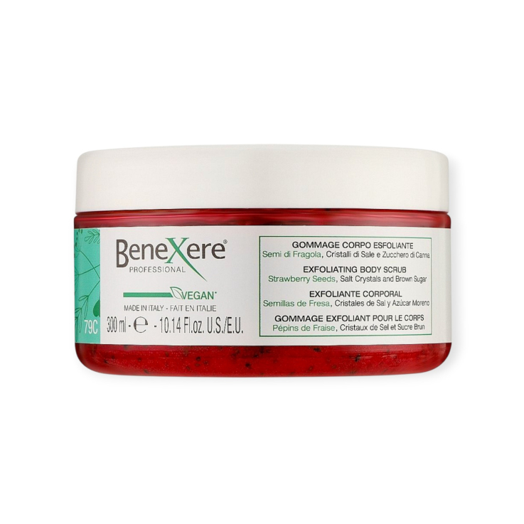 Скраб для тіла Muster Benexere 79C антиоксидантний з насінням полуниці 300мл