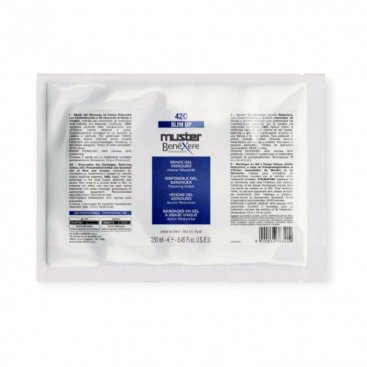 Антицеллюлитное бандажное обертывание 42 С для тела 250мл