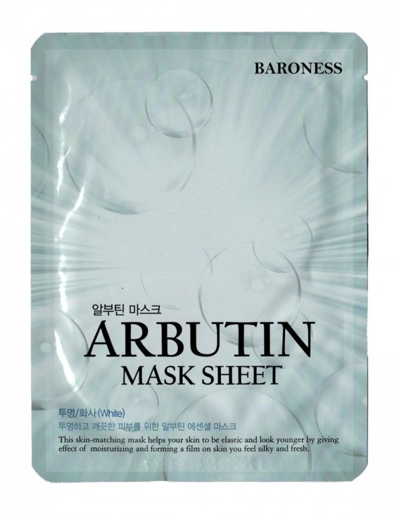 Тканинна маска з арбутином Baroness Arbutin Mask Sheet
