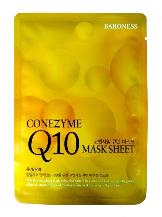 Тканинна маска Baroness Coenzyme Q10 Mask Sheet КОЕНЗИМ Q10