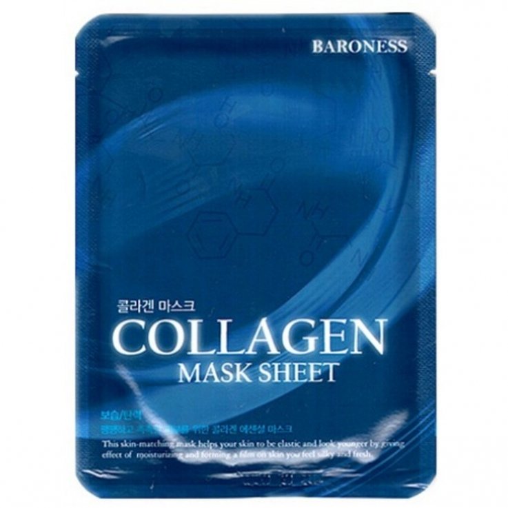 Тканинна маска з колагеном Baroness Collagen Mask Sheet
