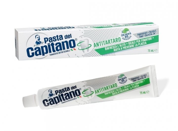 Зубна паста Pasta del Capitano Antitartar проти зубного каменю toothpaste