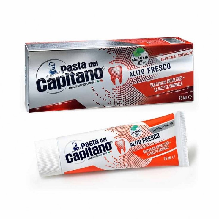 Зубная паста Pasta del Capitano Fresh Breath toothpaste Свежее дыхание