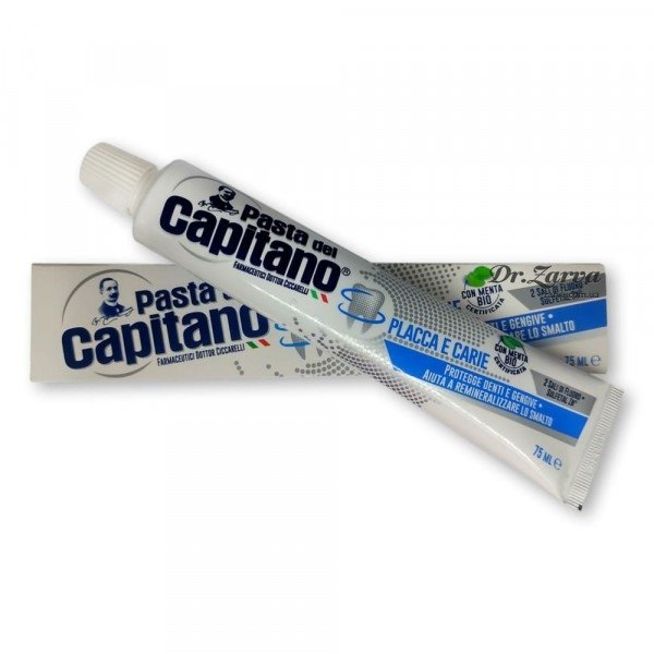 Зубна паста Pasta del Capitano Plaque Cavities проти карієсу та зубного нальоту