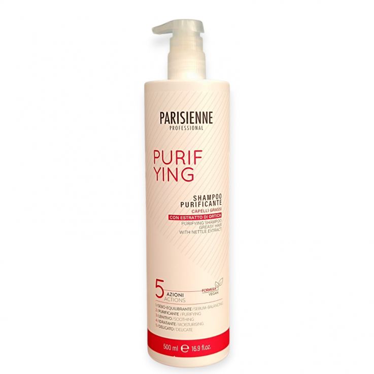 Шампунь для волосся Parisienne Professional очищаючий з екстрактом кропиви 500мл