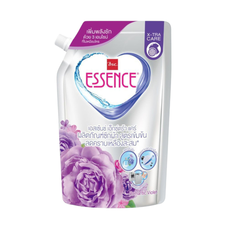 Гель-концентрат для стирки ткани LION ESSENCE Romantic Violet запаска 600мл