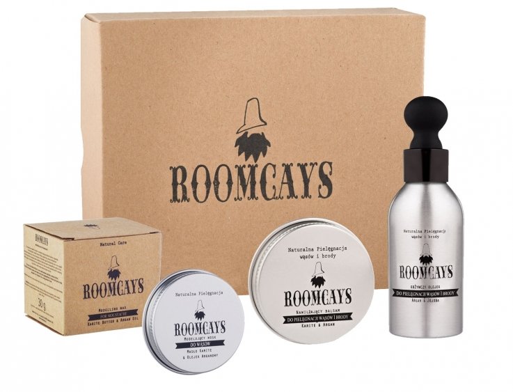 Набір Roomcays для догляду за вусами та бородою