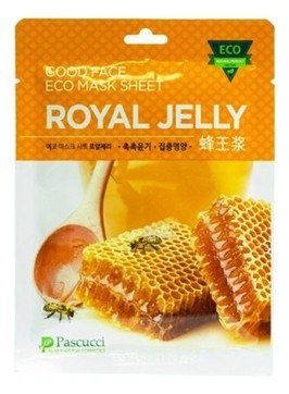Маска тканевая для лица Amicell Pascucci Good Face Eco Royal Jelly с маточным молочком