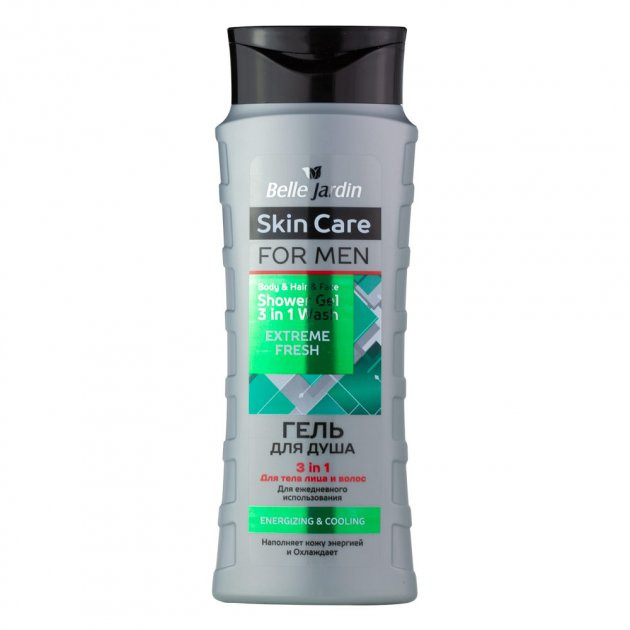 Гель для душу 3 в 1 Belle Jardin Skin Care for Men