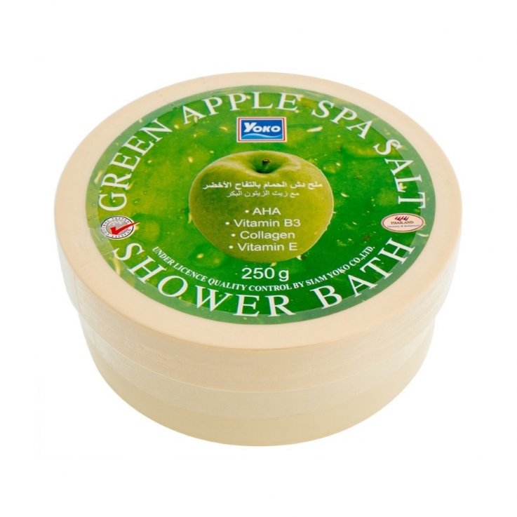 Скраб-сіль для душу Yoko Green Apple Spa Salt Shower Bath