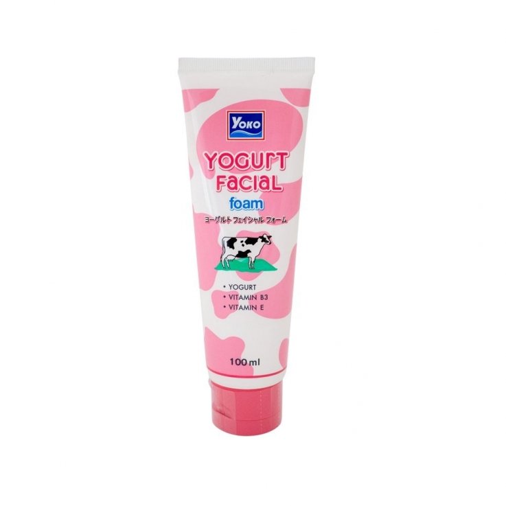 Пена для лица Yoko Yogurt с протеинами йогурта