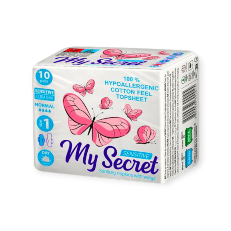 Гігієнічні прокладки My Secret Sensitive Normal 3 (10шт)