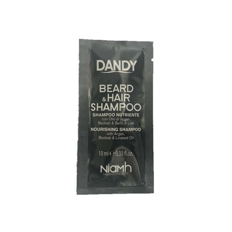 Шампунь для волосся та бороди Niamh Hairconcept Dandy Beard Hair Shampoo саші
