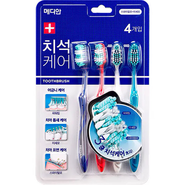 Median Набір зуб. щіток NEW Tartar Care 4шт