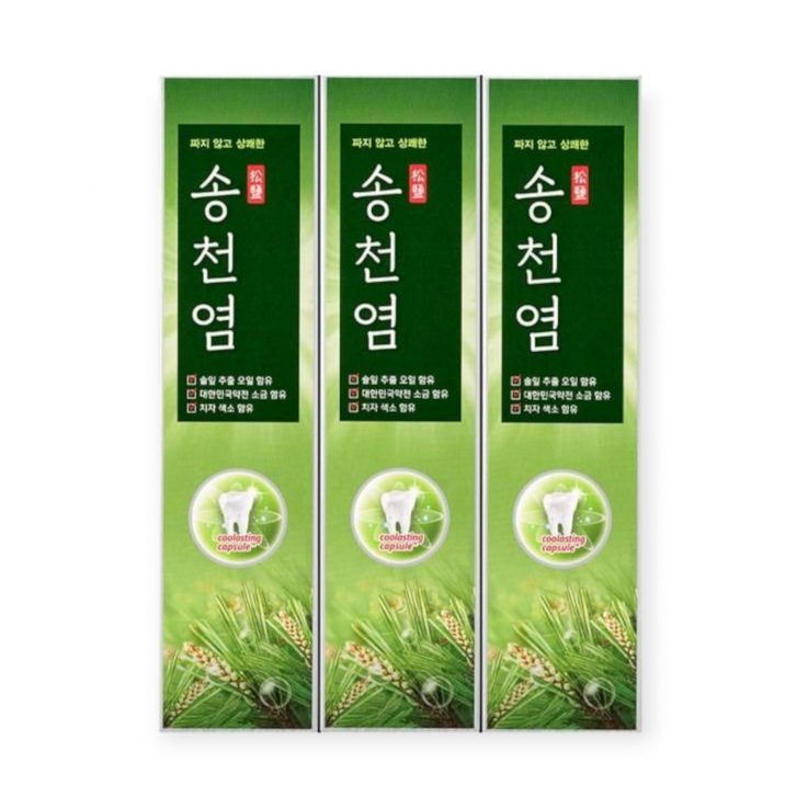 Median Зуб. паста Songcheon Salt з екс. соснових голок та солі 120 г х 3 шт