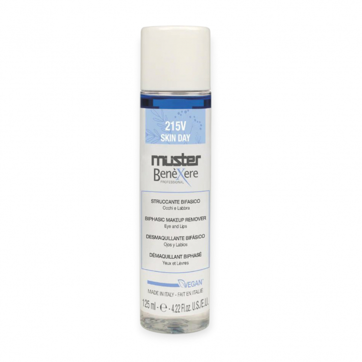 Двухфазное средство Muster Benexere 215V для снятия макияжа с глаз и губ 125мл