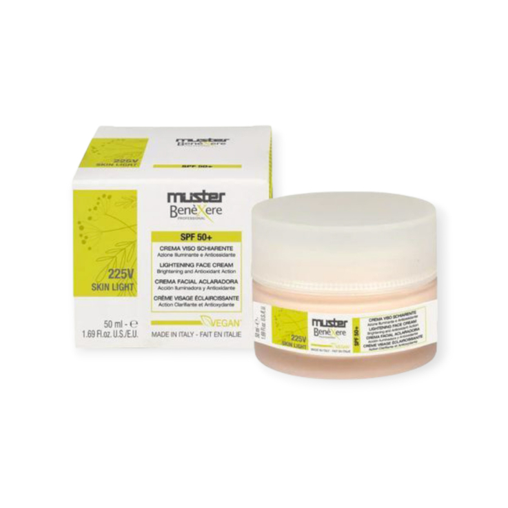 Крем для лица Muster Benexere 225V Lightening осветляющий с SPF50+ 50мл