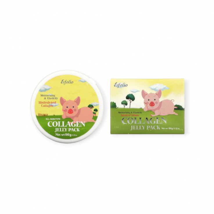 Гель-маска для лица Esfolio Collagen Shape Memory Jelly Pack c коллагеном
