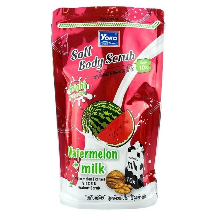Скраб-сіль для тіла Yoko Gold Watermelon + Milk кавун і молоко