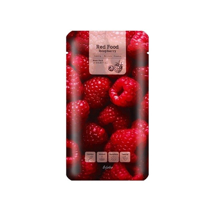 Маска тканевая для лица Esfolio Red Food Raspberry