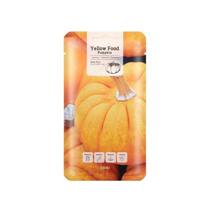 Тканинна маска для обличчя Esfolio Yellow Food Pumpkin