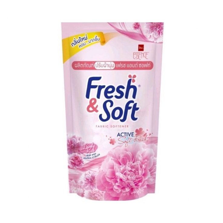 Пом'якшувач для тканин Lion ESSENCE Fresh Soft Pink Elegance запаска 600мл
