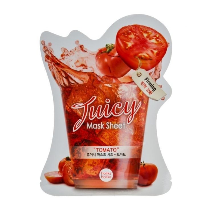Маска тканинна для обличчя Holika Holika Tomato Juicy Mask Sheet з екстрактом томату