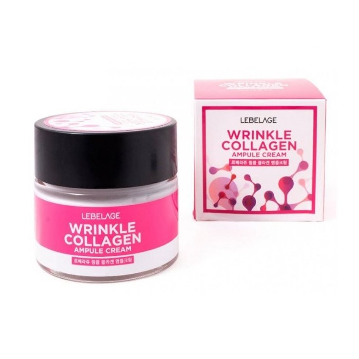 Ампульный крем для лица Lebelage Wrinkle Collagen Ampule Cream