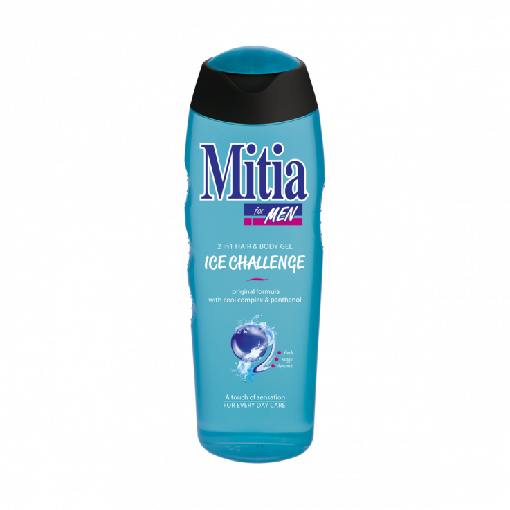 Гель 2в1 для душу та шампунь для чоловіків MITIA Ice Challeng (Крижаний виклик) 400мл