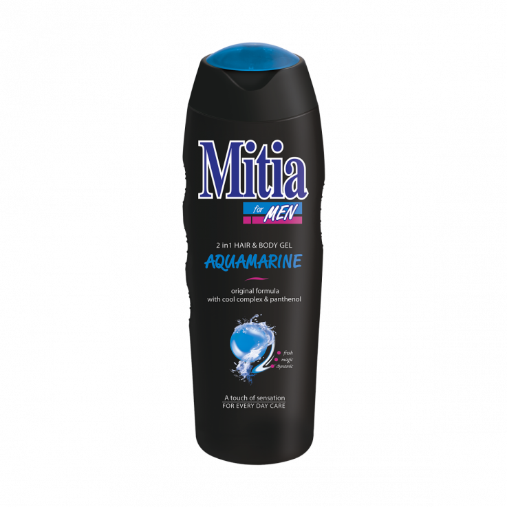 Гель 2в1 для душу та шампунь для чоловіків MITIA Aquamarine (Аквамарин)