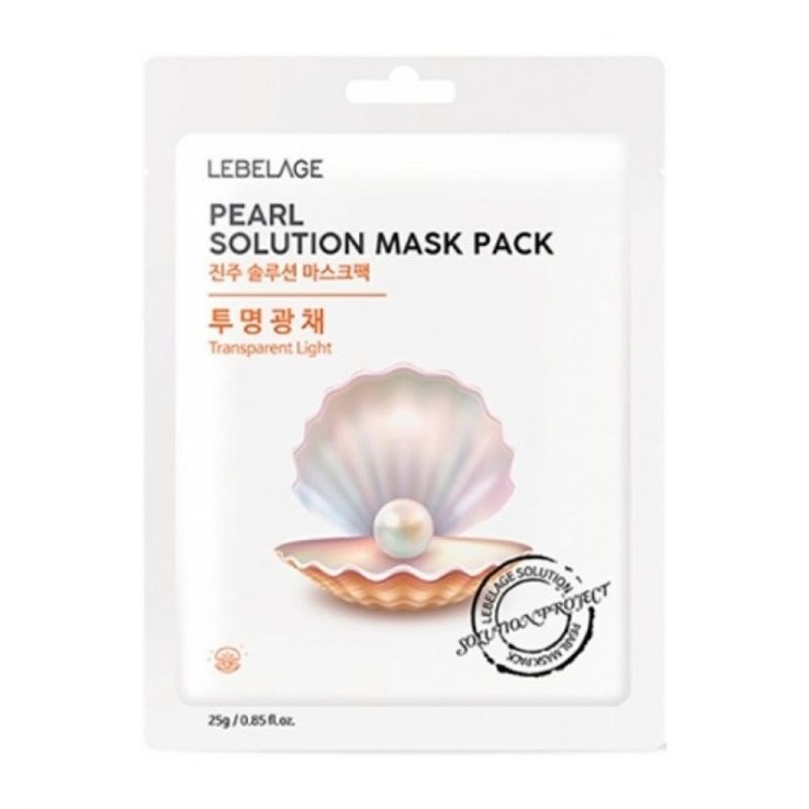 Тканевая маска для лица Lebelage Pearl Solution Mask