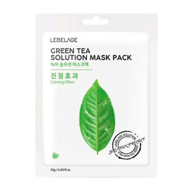 Тканевая маска для лица Lebelage Green Tea Solution Mask