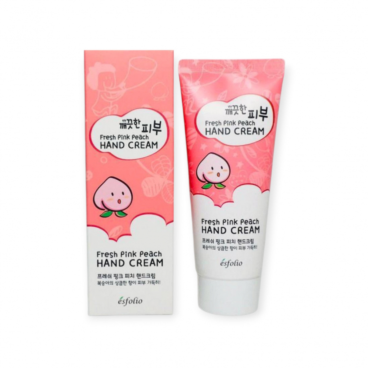 Крем для рук Esfolio Pure Skin Fresh Pіnk Peach HAND CREAM персиковий