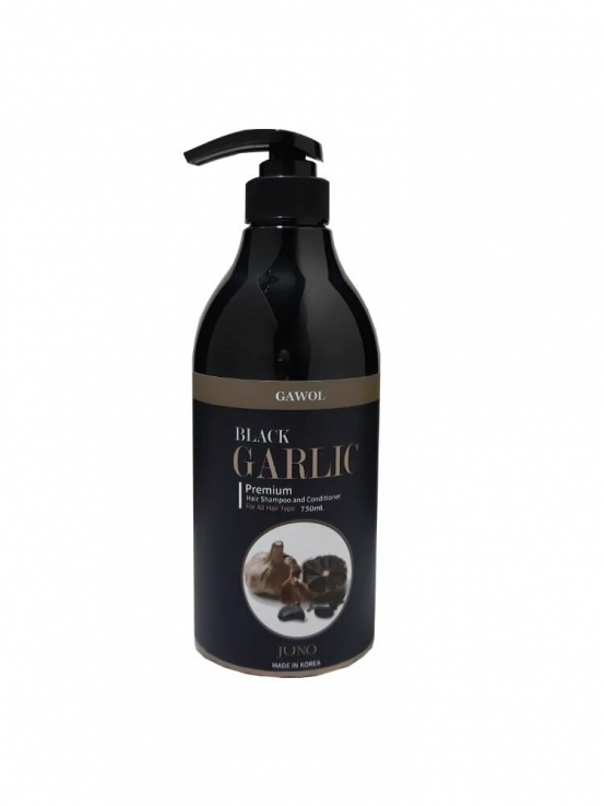 Шампунь-кондиционер для волос Juno Gawol Premium Black Garlic с экстрактом черного чеснока