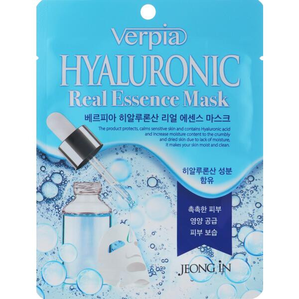 Маска тканинна для обличчя Juno Verpia Hyaluronic Acid з гіалуроновою кислотою