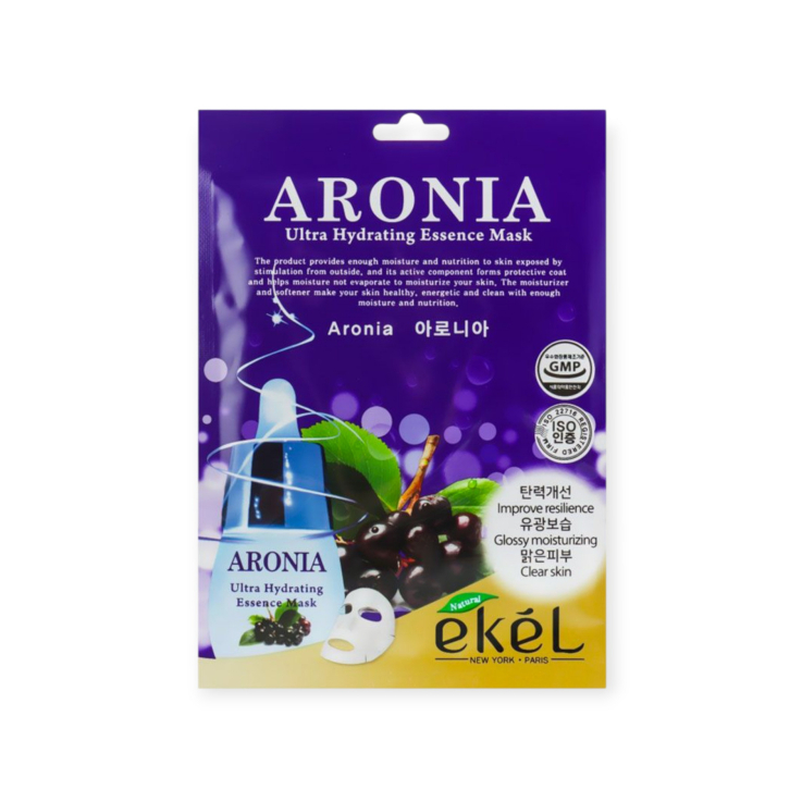 Маска тканинна для обличчя Ekel з екстрактом аронії 25мл