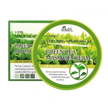 Масажний крем Ekel Green Tea Massage Cream із екстрактом зеленого чаю
