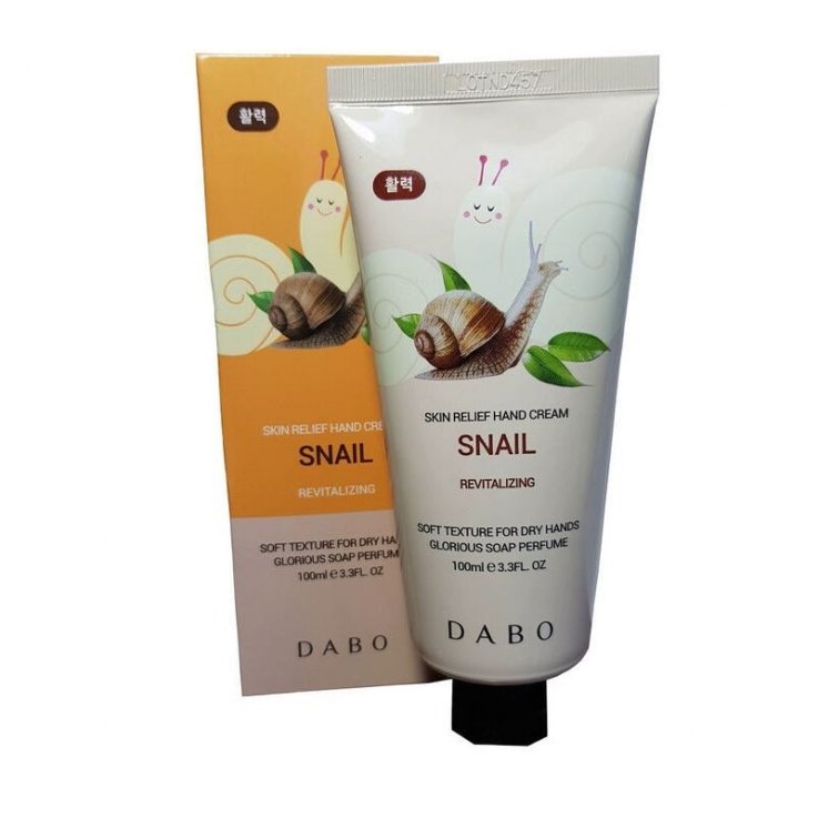 Крем для рук Dabo Skin Relife Hand Cream Snail з екстрактом равликового муцину