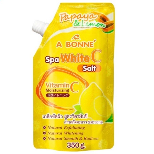 Скраб-сіль для тіла A BONNE SPA White C Salt із вітаміном С 350г