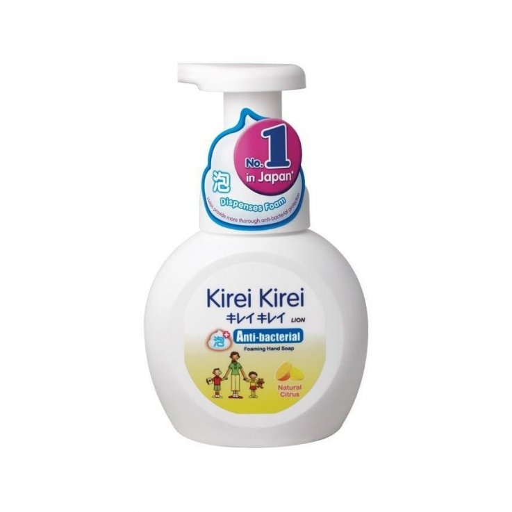 Антибактериальное мыло-пена для рук Lion Kirei Kirei Original Natural Citrus 250мл