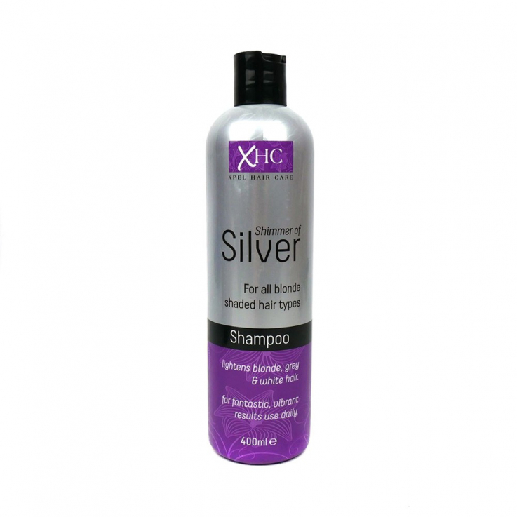 Шампунь для догляду за волоссям світлих та холодних відтінків XHC Silver Shampoo 400ml