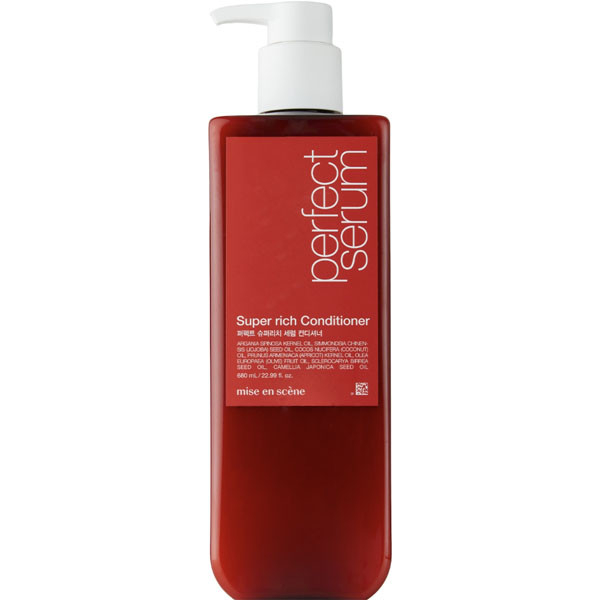 Кондиционер Mise en Scene Perfect Serum Super Rich для интенсивного восстановления волос 680мл