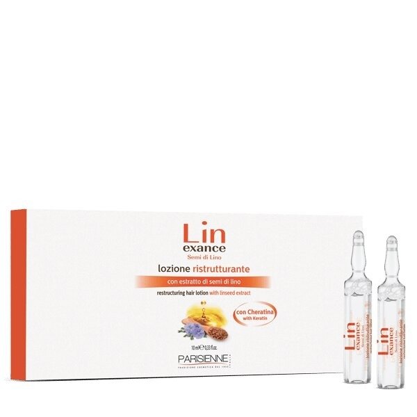 Лосьон реструктурирующий для волос Parisienne Lin Exance Semi di Lino Restructuring с маслом льна