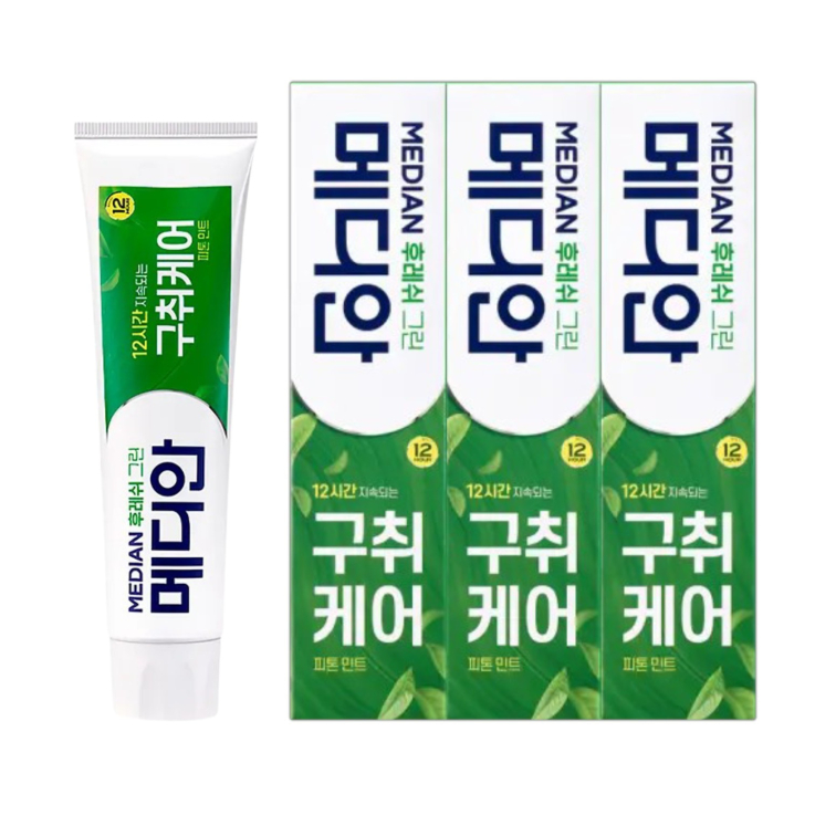 Зубна паста Median Fresh Green 120 г х 3 шт